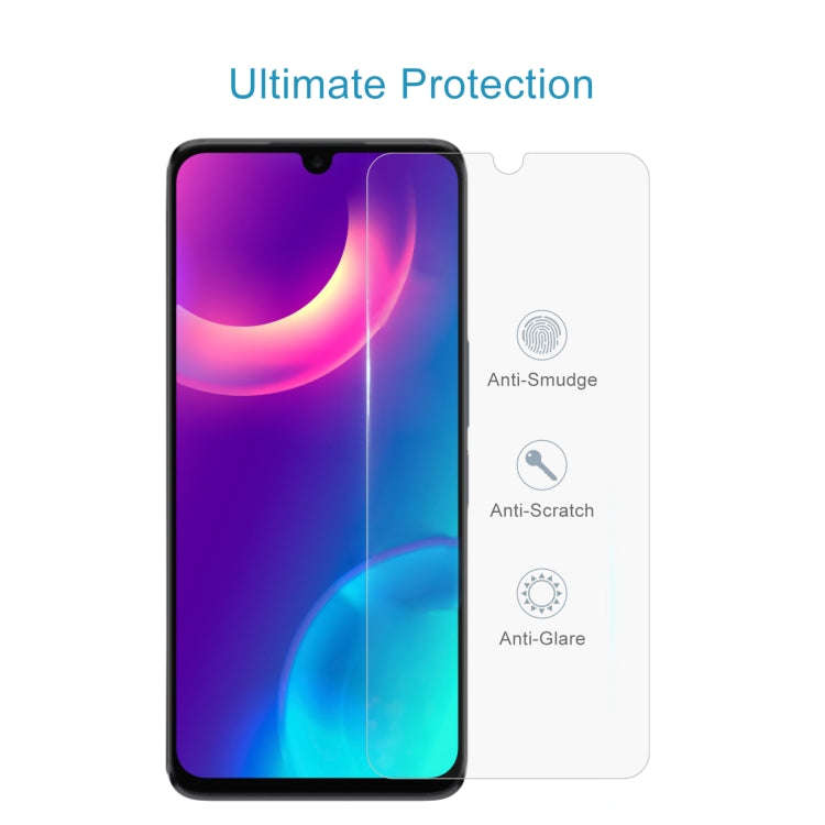 50 PCS 0.26mm 9H 2.5D Tempered Glass Film For TCL 30 / TCL 30+