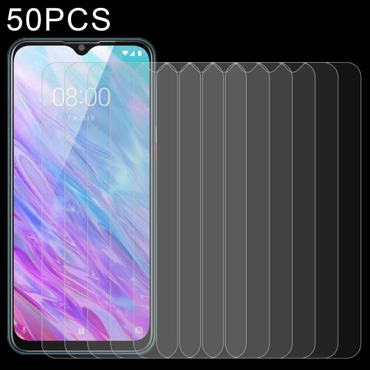 50 PCS 0.26mm 9H 2.5D Tempered Glass Film For ZTE Blade 20 Smart