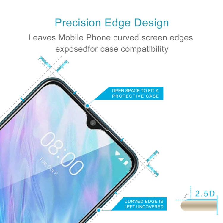 50 PCS 0.26mm 9H 2.5D Tempered Glass Film For ZTE Blade 20 Smart