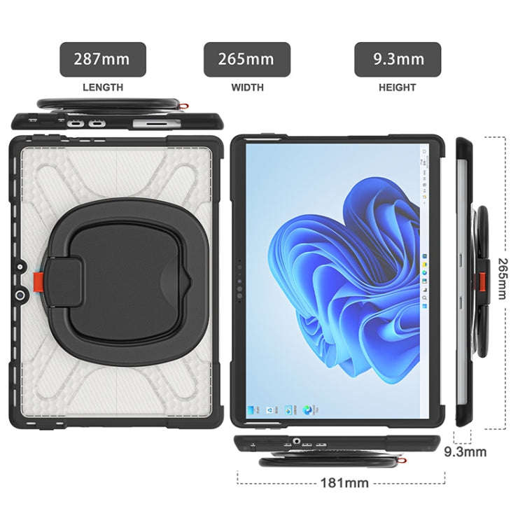 For MicroSoft Surface Pro 8 TPU + PC Tablet Case(Transparent)