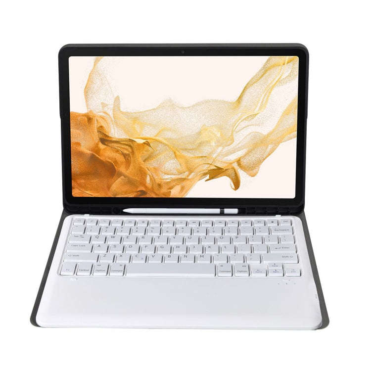 A800B Split Bluetooth Keyboard Leather Case with Holder & Pen Slot For Samsung Galaxy Tab S8+ X80...