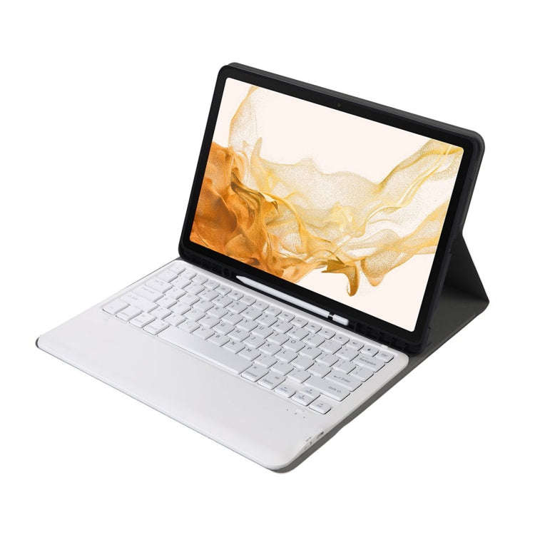 A800B Split Bluetooth Keyboard Leather Case with Holder & Pen Slot For Samsung Galaxy Tab S8+ X80...