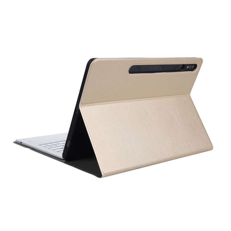 A800B Split Bluetooth Keyboard Leather Case with Holder & Pen Slot For Samsung Galaxy Tab S8+ X80...