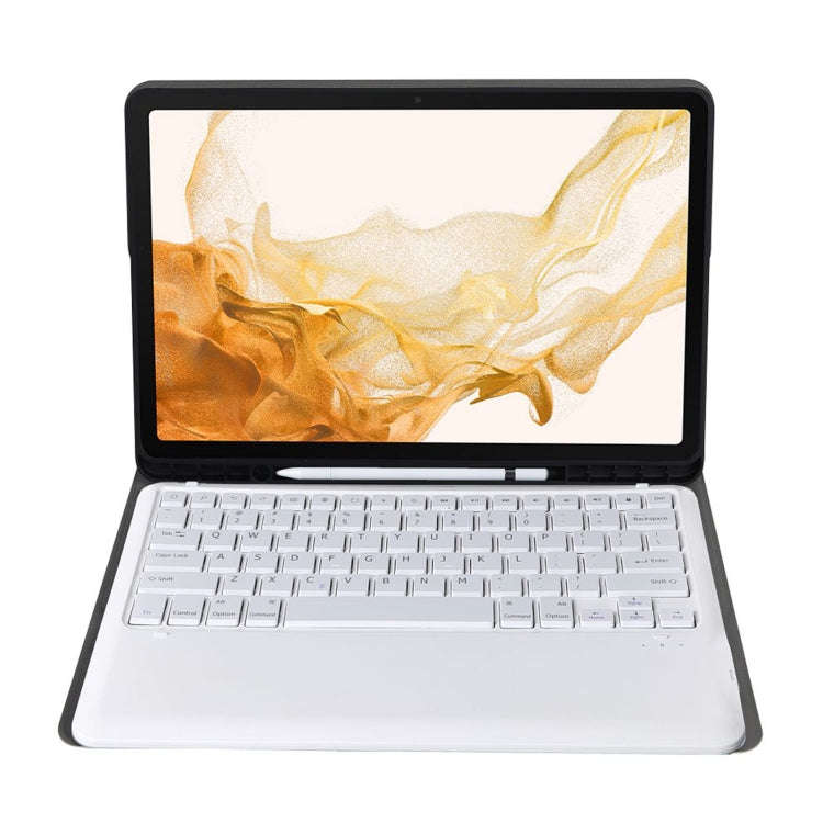 A800B Split Bluetooth Keyboard Leather Case with Holder & Pen Slot For Samsung Galaxy Tab S8+ X80...