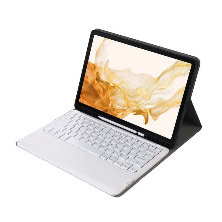 A800B Split Bluetooth Keyboard Leather Case with Holder & Pen Slot For Samsung Galaxy Tab S8+ X80...