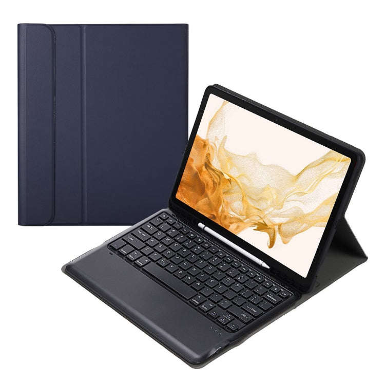 A800B Split Bluetooth Keyboard Leather Case with Holder & Pen Slot For Samsung Galaxy Tab S8+ X80...