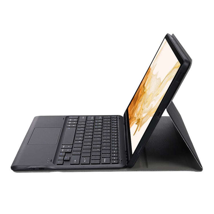 A800B-A Split Bluetooth Keyboard Leather Case with Holder & Pen Slot & Touchpad For Samsung Galax...