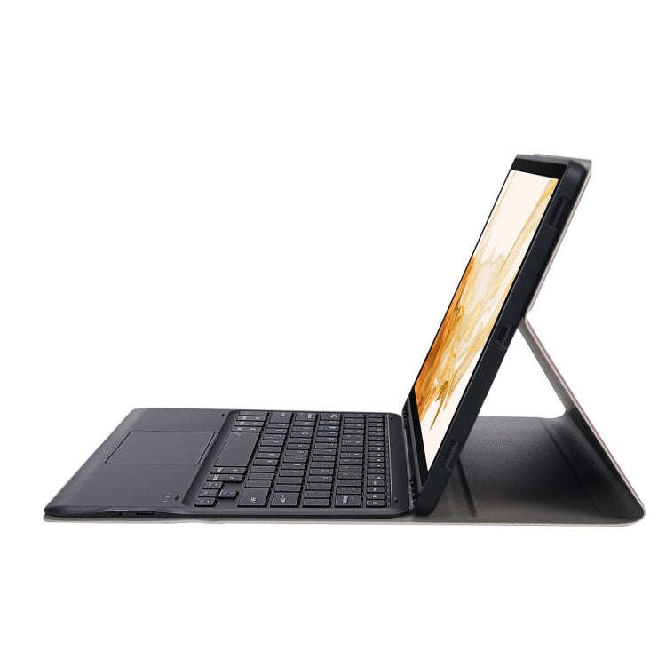 A800B-A Split Bluetooth Keyboard Leather Case with Holder & Pen Slot & Touchpad For Samsung Galax...