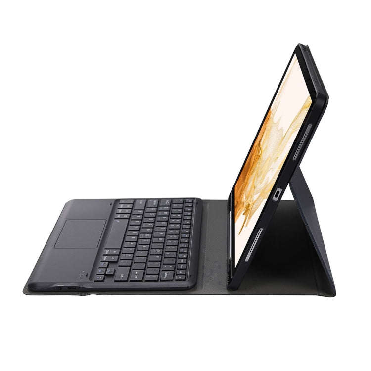 A800B-A Split Bluetooth Keyboard Leather Case with Holder & Pen Slot & Touchpad For Samsung Galax...