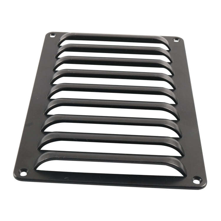 A6786 214x149mm RV / Bus Grille Vent Panel with Screws(Black)