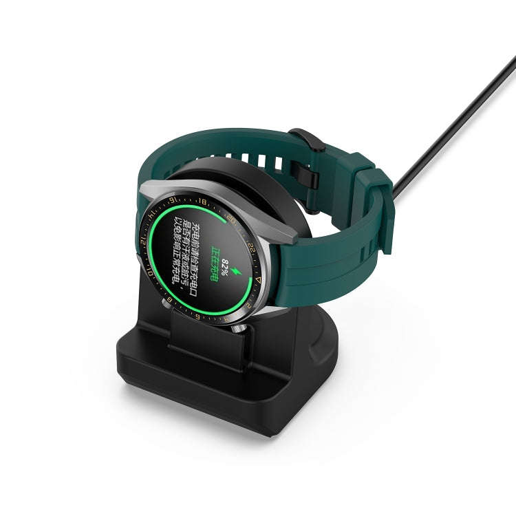 Silicone Stand Base without Charging Cable for Honor Watch GS 3(Black)