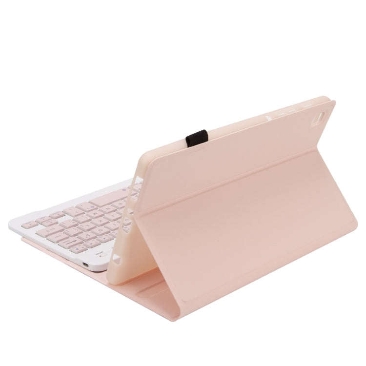 A220 Candy Color TPU Detachable Bluetooth Keyboard Leather Case with Bracket For Samsung Galaxy T...