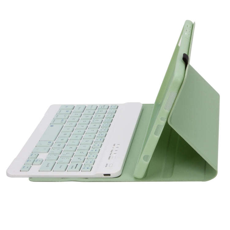 A220 Candy Color TPU Detachable Bluetooth Keyboard Leather Case with Bracket For Samsung Galaxy T...