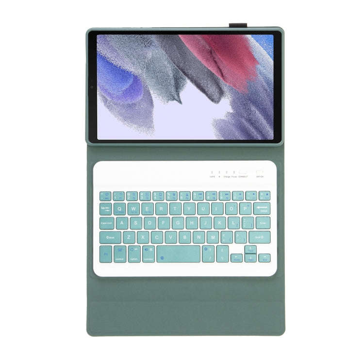 A220 Candy Color TPU Detachable Bluetooth Keyboard Leather Case with Bracket For Samsung Galaxy T...