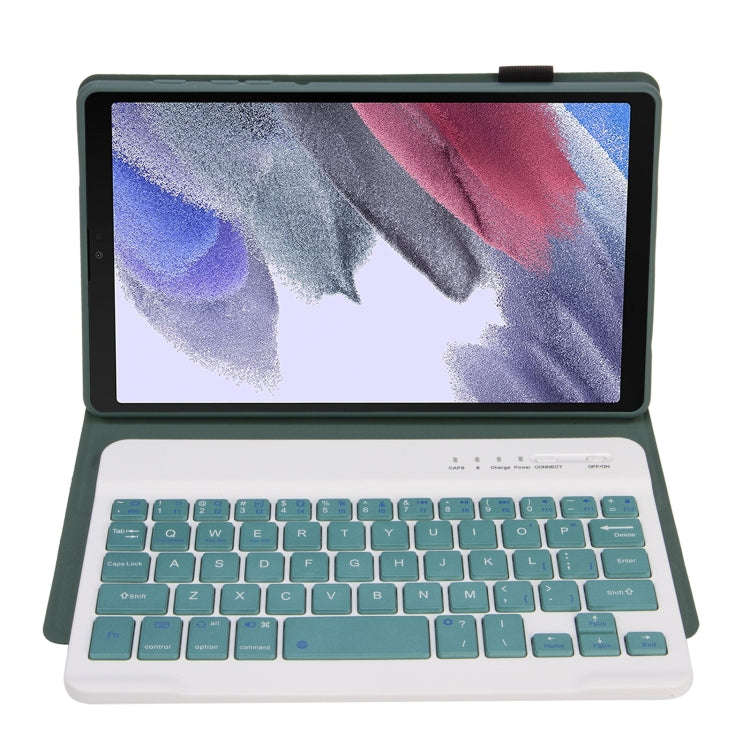A220 Candy Color TPU Detachable Bluetooth Keyboard Leather Case with Bracket For Samsung Galaxy T...