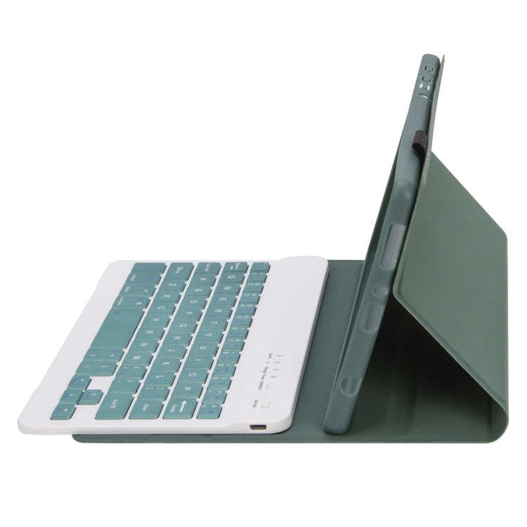 A220 Candy Color TPU Detachable Bluetooth Keyboard Leather Case with Bracket For Samsung Galaxy T...