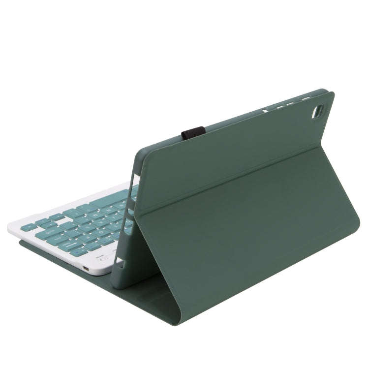 A220 Candy Color TPU Detachable Bluetooth Keyboard Leather Case with Bracket For Samsung Galaxy T...