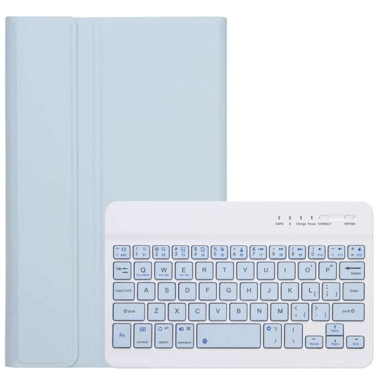 A220 Candy Color TPU Detachable Bluetooth Keyboard Leather Case with Bracket For Samsung Galaxy T...