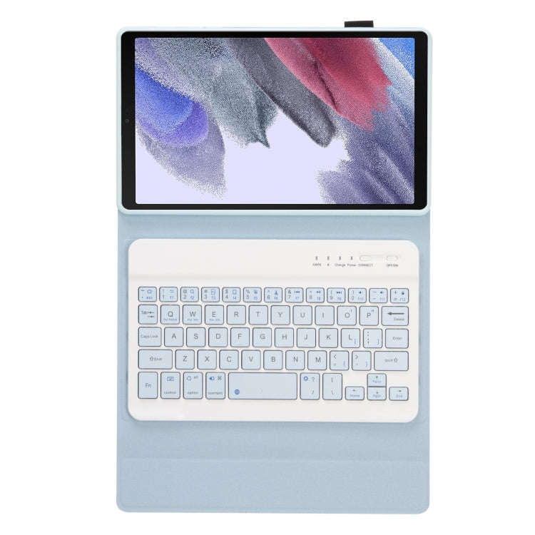 A220 Candy Color TPU Detachable Bluetooth Keyboard Leather Case with Bracket For Samsung Galaxy T...