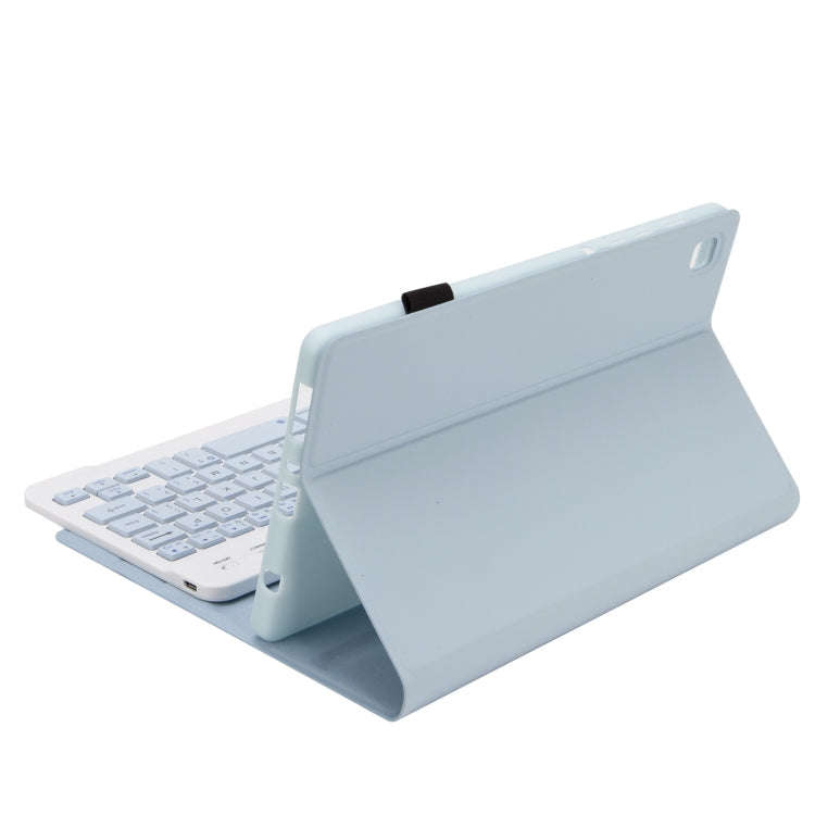 A220 Candy Color TPU Detachable Bluetooth Keyboard Leather Case with Bracket For Samsung Galaxy T...