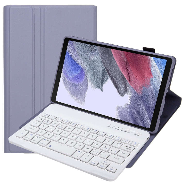 A220 Candy Color TPU Detachable Bluetooth Keyboard Leather Case with Bracket For Samsung Galaxy T...
