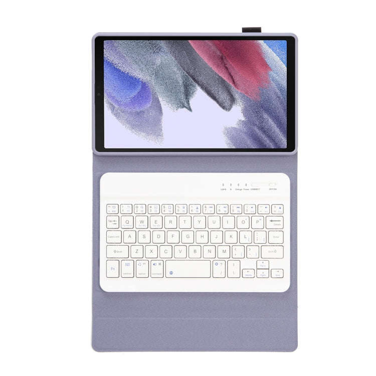 A220 Candy Color TPU Detachable Bluetooth Keyboard Leather Case with Bracket For Samsung Galaxy T...
