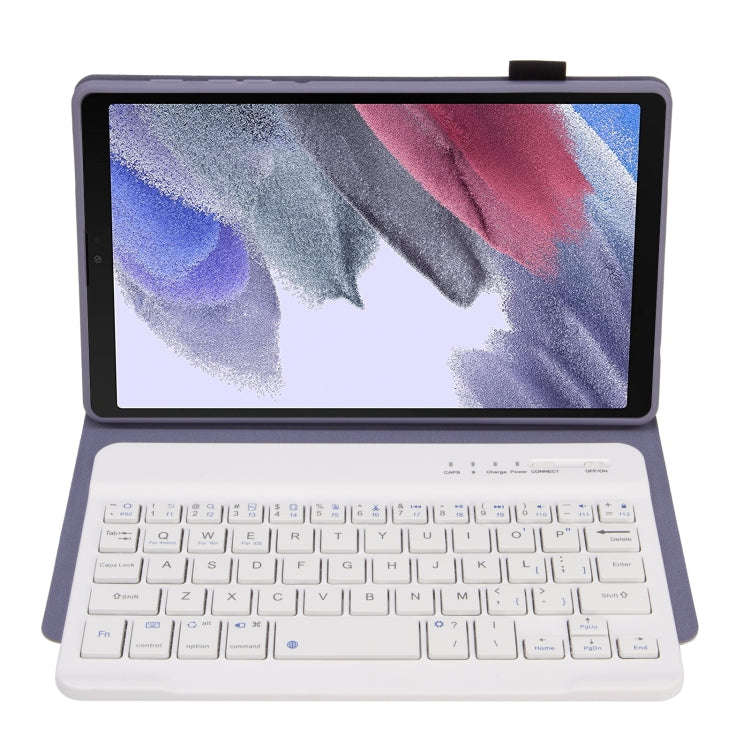 A220 Candy Color TPU Detachable Bluetooth Keyboard Leather Case with Bracket For Samsung Galaxy T...