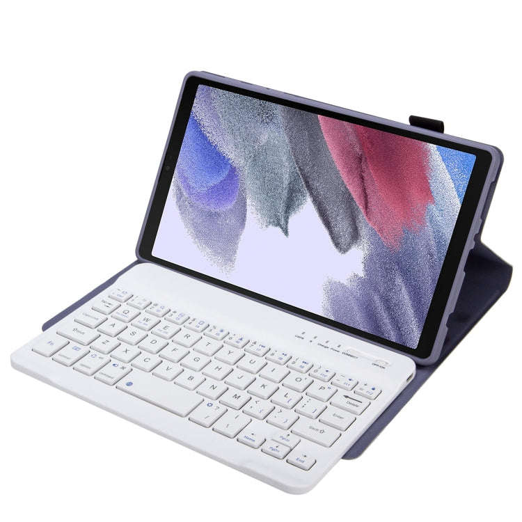 A220 Candy Color TPU Detachable Bluetooth Keyboard Leather Case with Bracket For Samsung Galaxy T...