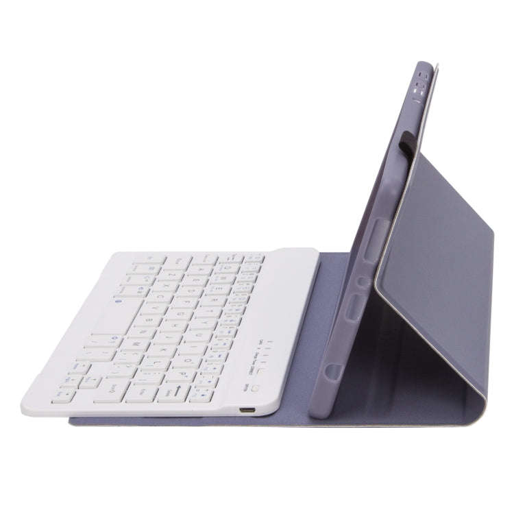 A220 Candy Color TPU Detachable Bluetooth Keyboard Leather Case with Bracket For Samsung Galaxy T...