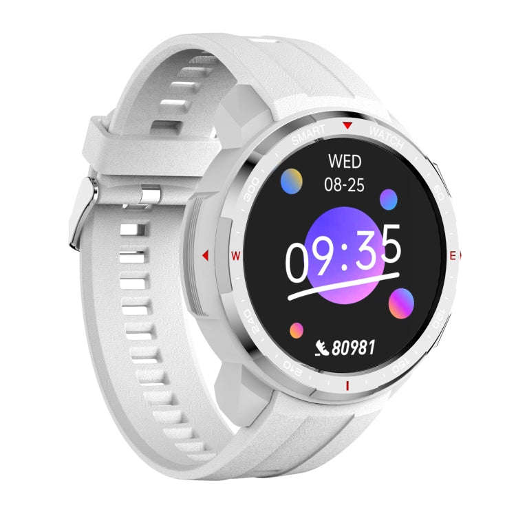 MT12 1.28 inch TFT Screen Smart Watch, Support Bluetooth Call & 8G Memory(Silver)