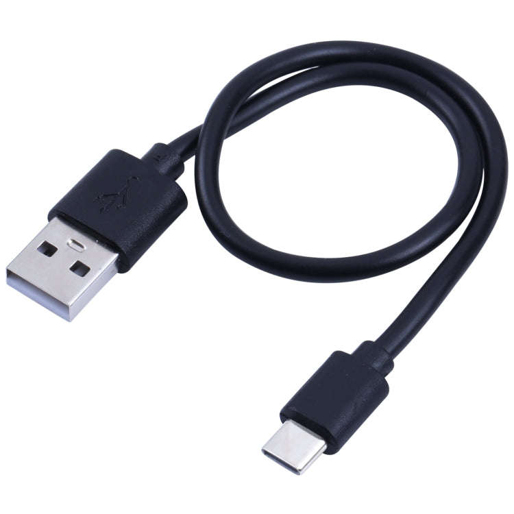 USB to USB-C / Type-C Copper Core Charging Cable, Cable Length:50cm(Black)