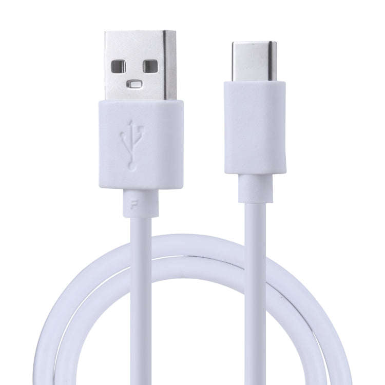 USB to USB-C / Type-C Copper Core Charging Cable, Cable Length:50cm(White)