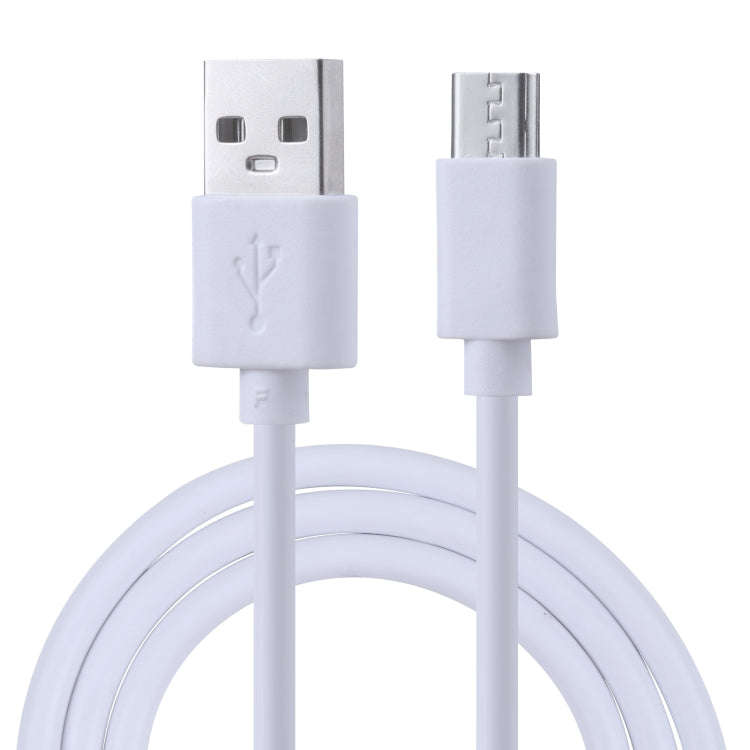 USB to Micro USB Copper Core Charging Cable, Cable Length:1m(White)