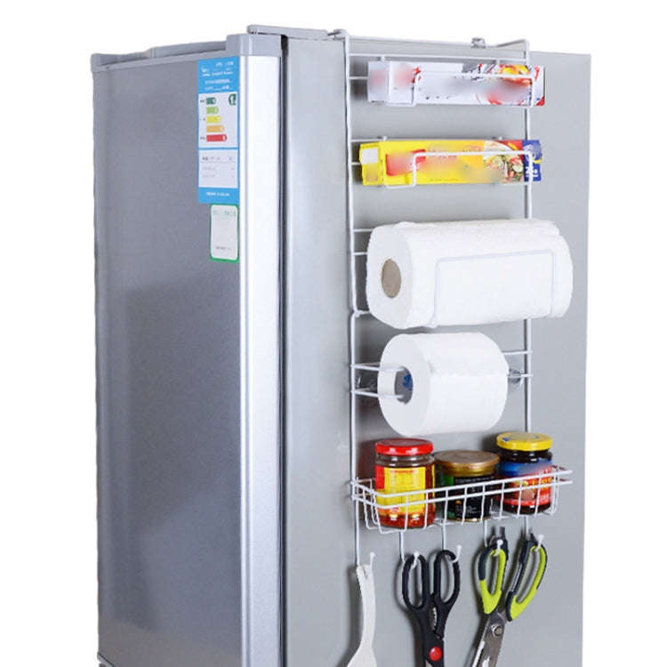 Multi-layer Fridge Storage Rack Side Shelf Sidewall Holder Multi-function Kitchen Organizer House...