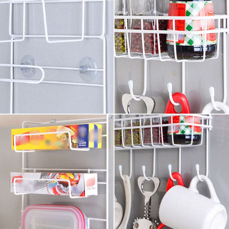 Multi-layer Fridge Storage Rack Side Shelf Sidewall Holder Multi-function Kitchen Organizer House...