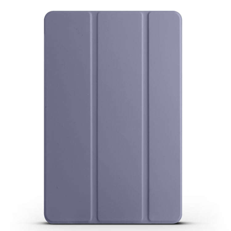 For Huawei Matepad 11 2021 3-folding Honeycomb TPU Leather Tablet Case(Purple)