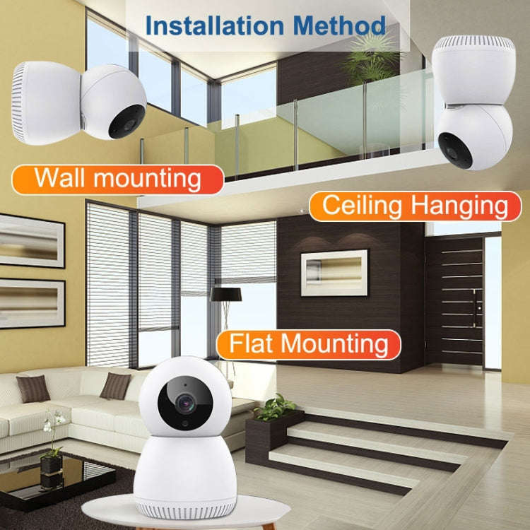 Y8 3MP Indoor HD Surveillance WiFi Pan-tilt Camera(UK Plug)