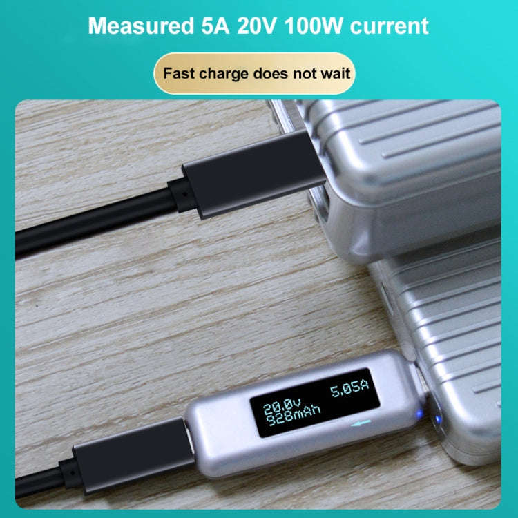 PD 100W USB-C / Type-C to USB-C / Type-C Compatible Thunderbolt 4 Full-function Data Cable, Cable...