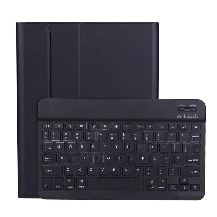 A11B Lambskin Texture Ultra-thin Bluetooth Keyboard Leather Case with Pen Holder For iPad Air 5 2...