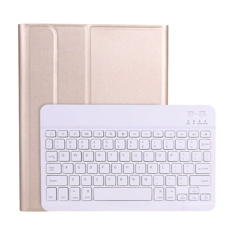 A11B Lambskin Texture Ultra-thin Bluetooth Keyboard Leather Case with Pen Holder For iPad Air 5 2...