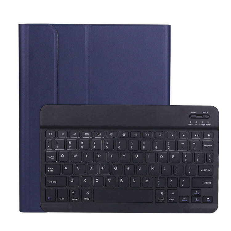 A11B Lambskin Texture Ultra-thin Bluetooth Keyboard Leather Case with Pen Holder For iPad Air 5 2...