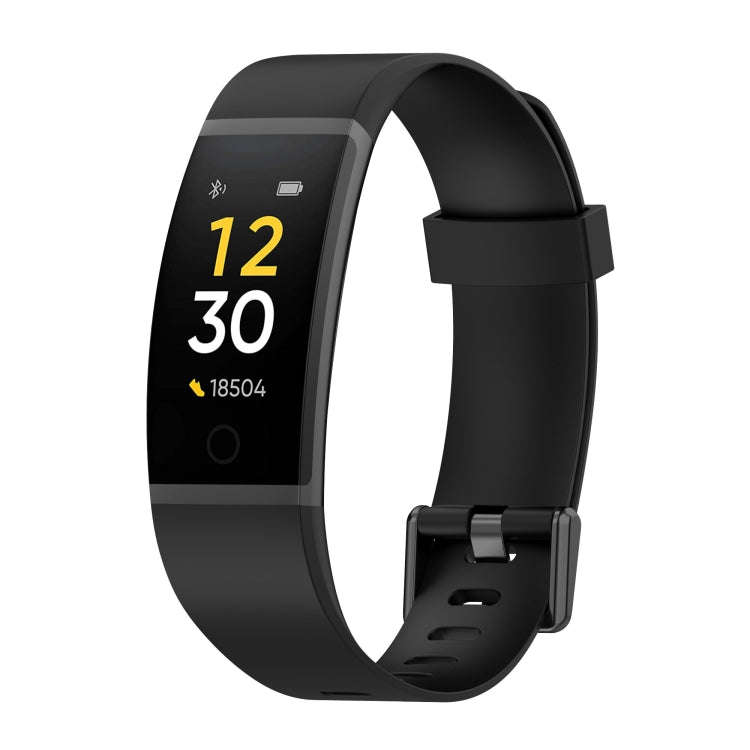 For Realme Band RMA199 Solid Color Silicone Watch Band(Black)