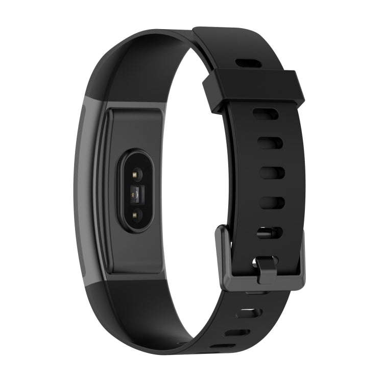 For Realme Band RMA199 Solid Color Silicone Watch Band(Black)