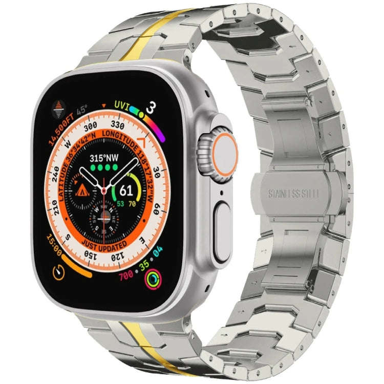 Steel Watch Band For Apple Watch Ultra 49mm&Watch Ultra 2 49mm / Series 9&8&7 45mm / SE 3&SE 2&6&...