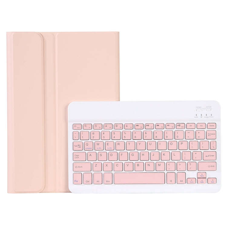 OP11 Lambskin Texture Ultra-thin Bluetooth Keyboard Leather Case For OPPO Pad 11 inch(Pink)