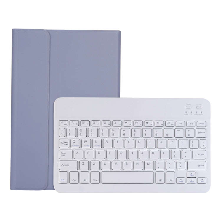 OP11 Lambskin Texture Ultra-thin Bluetooth Keyboard Leather Case For OPPO Pad 11 inch(Purple)