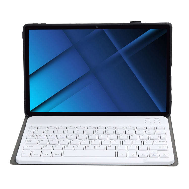 AK16 Lambskin Texture Bluetooth Keyboard Leather Case For Lenovo Tab 6 5G 10.3 inch(Gold)