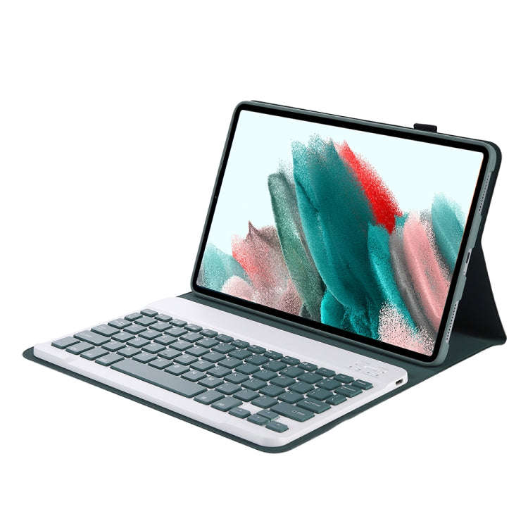 A08 Candy Color Ultra Thin Bluetooth Keyboard Leather Case For Samsung Galaxy Tab A8 10.5 2021 SM...