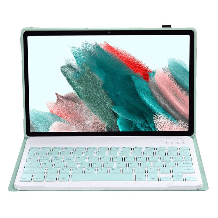 A08 Candy Color Ultra Thin Bluetooth Keyboard Leather Case For Samsung Galaxy Tab A8 10.5 2021 SM...