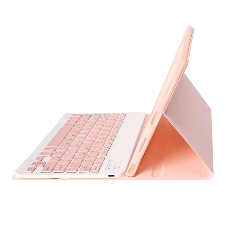A08B Candy Color Bluetooth Keyboard Leather Case with Pen Slot For Samsung Galaxy Tab A8 10.5 202...